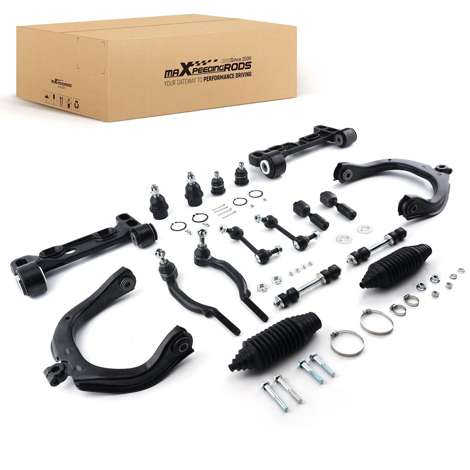 18x Front Upper Control Arms w/ Bracket Kit for Chevy Trailblazer (2008–2009)