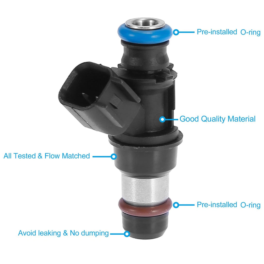 8pcs Fuel Injector Replacement for Chevrolet Silverado Sierra 5.3L (2007–2014)