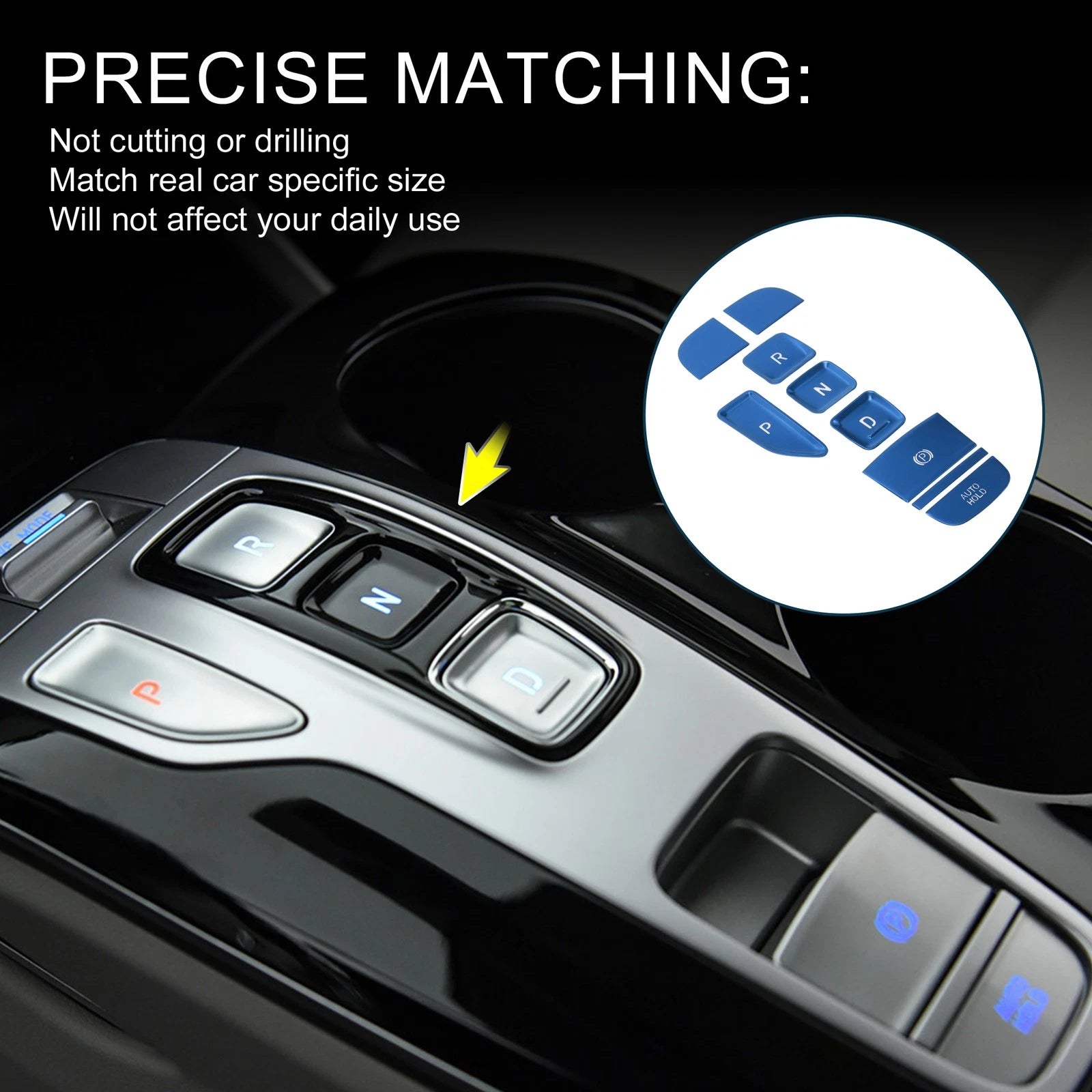 Parking Brake Sticker Button for Hyundai Tucson (2016–2021)