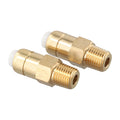 2X Pressure Washer Pump Thermal Release Valve 1/4 Inch NPT Brass
