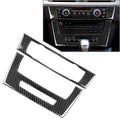 Carbon Fiber Console CD Panel Cover Trim for BMW 3 Series E90 E92 E93 (2005–2012)