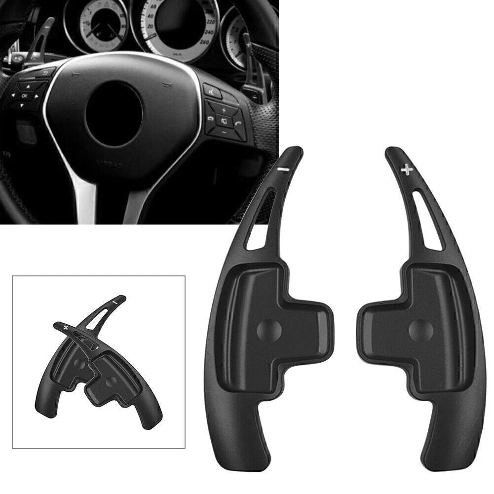 Steering Wheel Paddle Shift Extensions for Mercedes-Benz A B E R M GLK SLK (2010–2020)