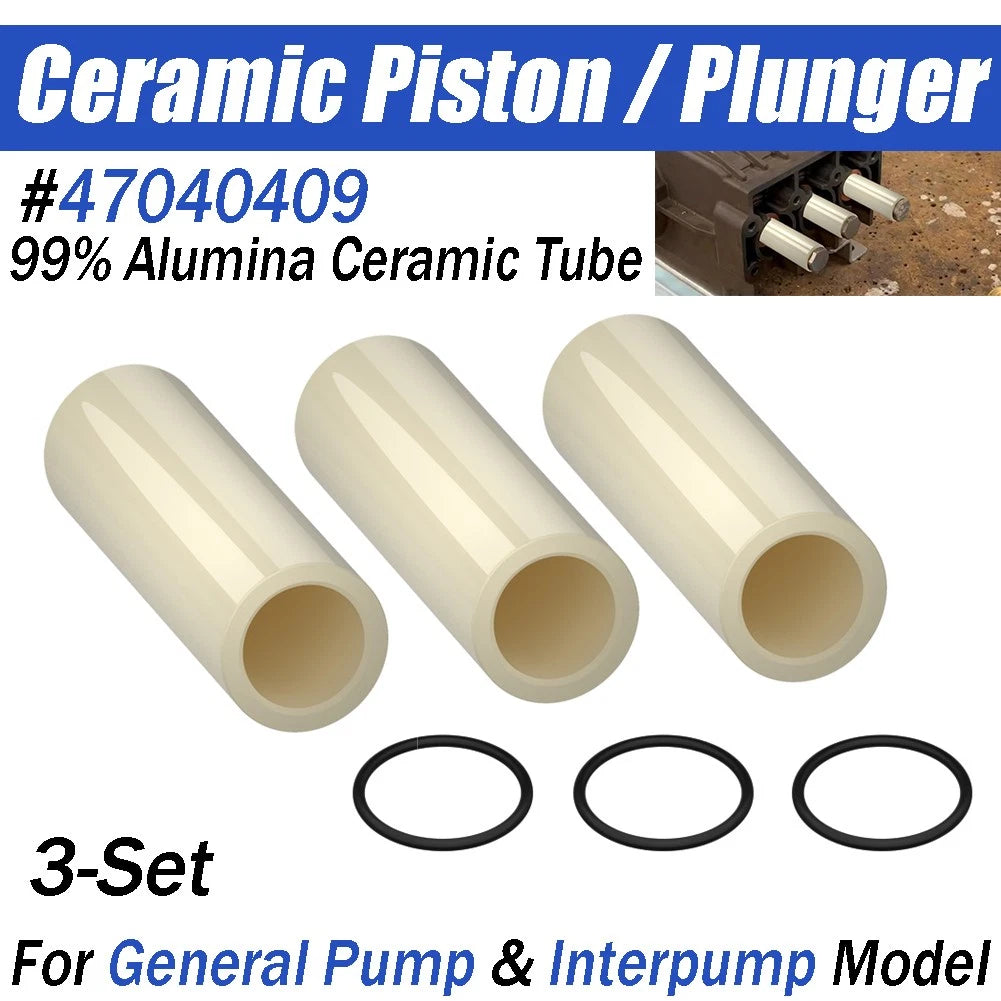 3X 47040409 20mm Ceramic Piston for General Pump Interpump GP
