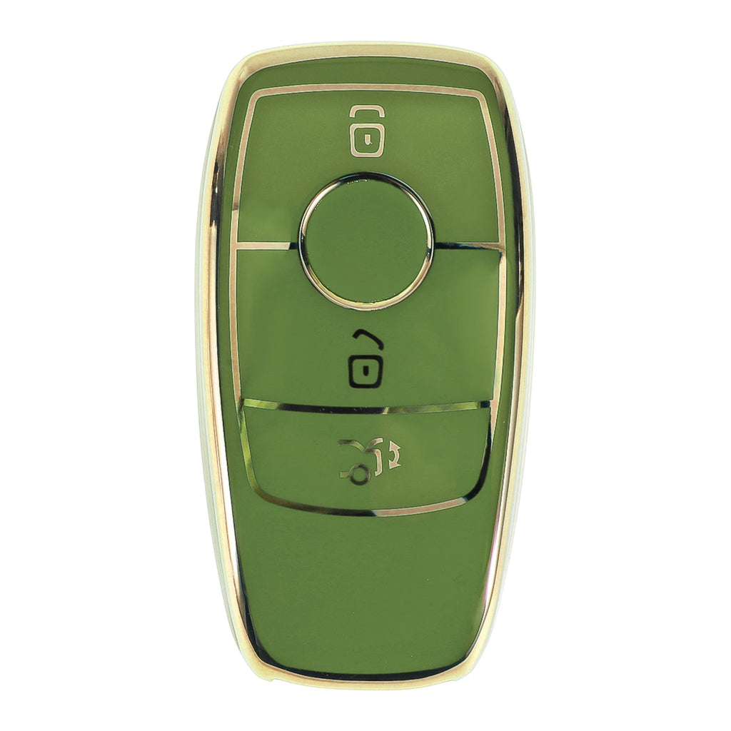 TPU Car Key Case Replacement for Mercedes Benz E Class 3 Button (2010–2023)