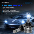 2X 9006 LED Headlight Bulbs for 6500K