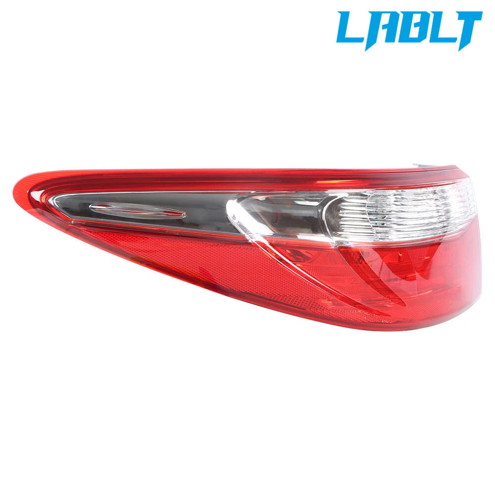 Left & Right Red Outer Tail Light Assembly for Toyota Camry (2015–2017)