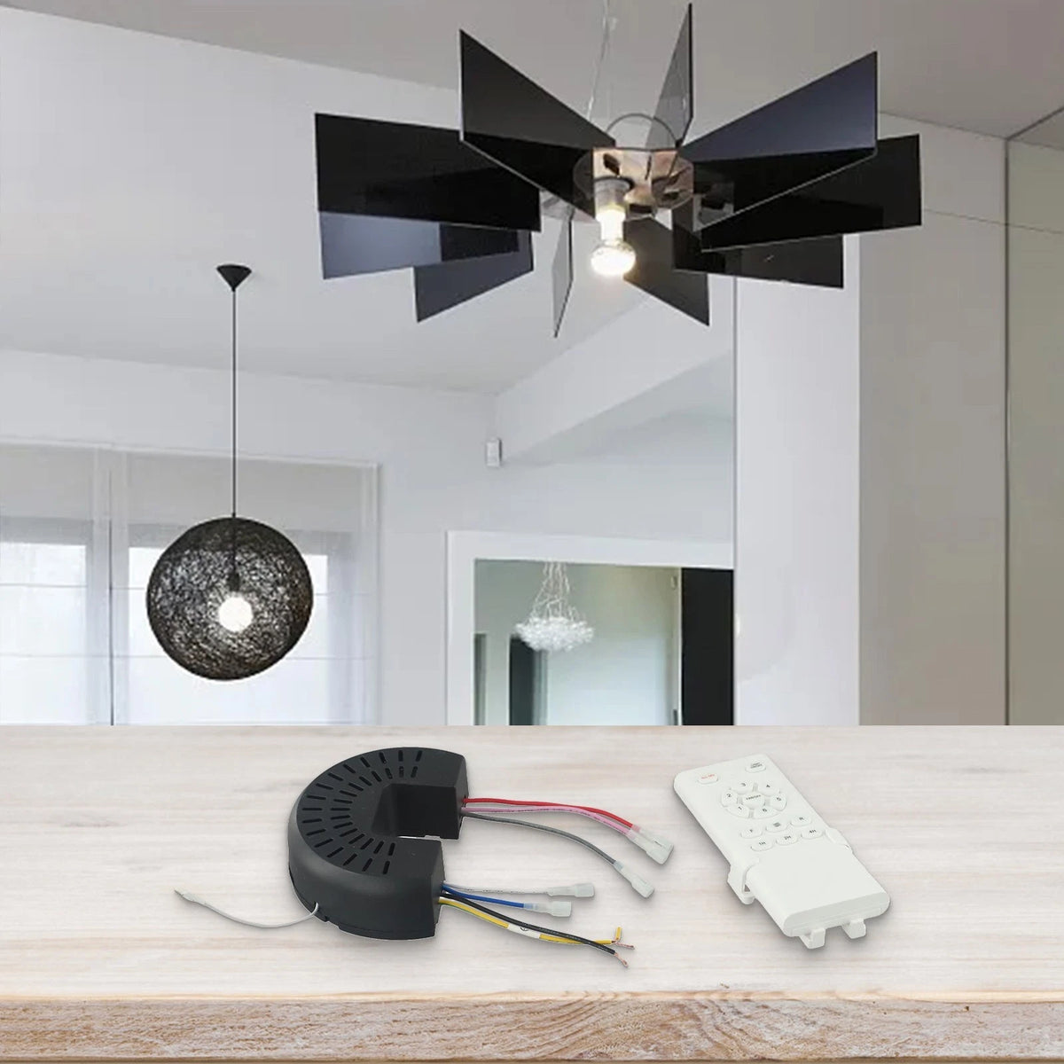 Remote Control System for DC Frequency Conversion Fans