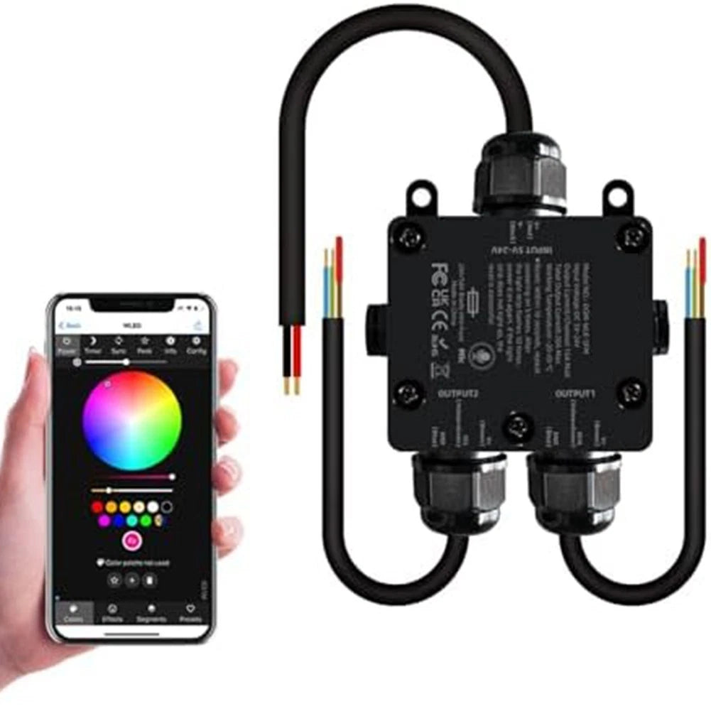 DIY Lighting Control Board for ESP32 (IP65, Music)