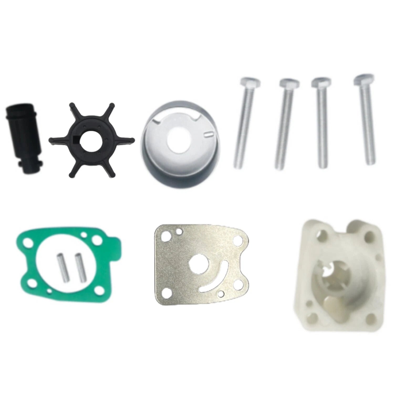 Water Pump Repair Kit for Yamaha 4 Stroke 4hp 5hp 6hp Outboard (6EE-W0078-00)