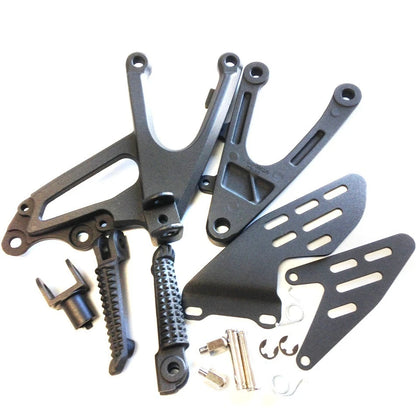 Foot Pegs w/Brackets for Yamaha YZF R1 (2007–2008) Black