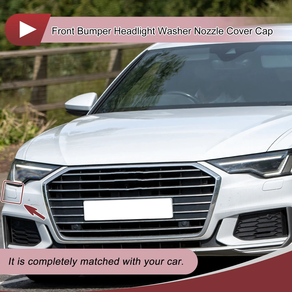 Front Right Washer Nozzle Cover Cap for Audi A6 (2019–2024) Gray
