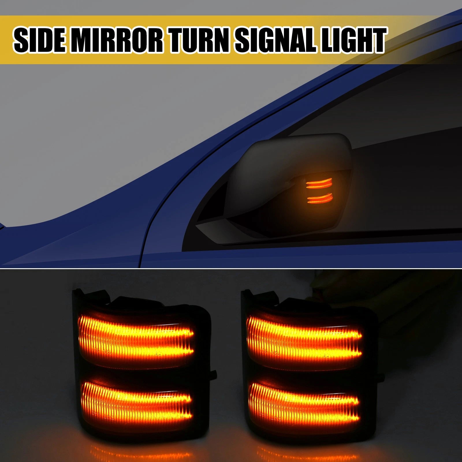 Mirror Turn Signal Light Replacement for Ford F-350 Super Duty (2011–2016)