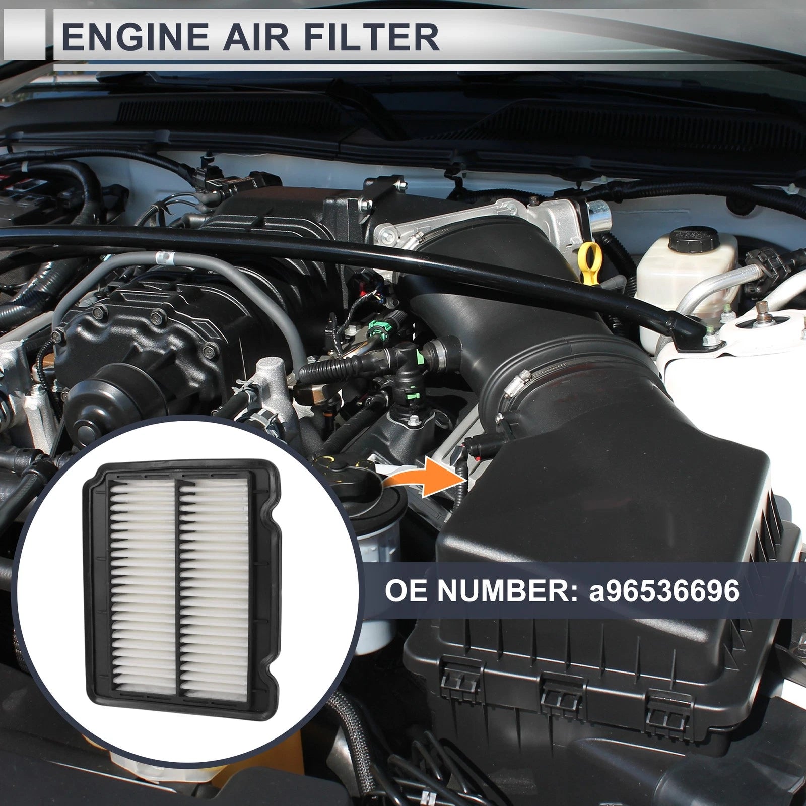 Engine Air Filter Replacement for Chevrolet Aveo 1.6L (2004–2011)