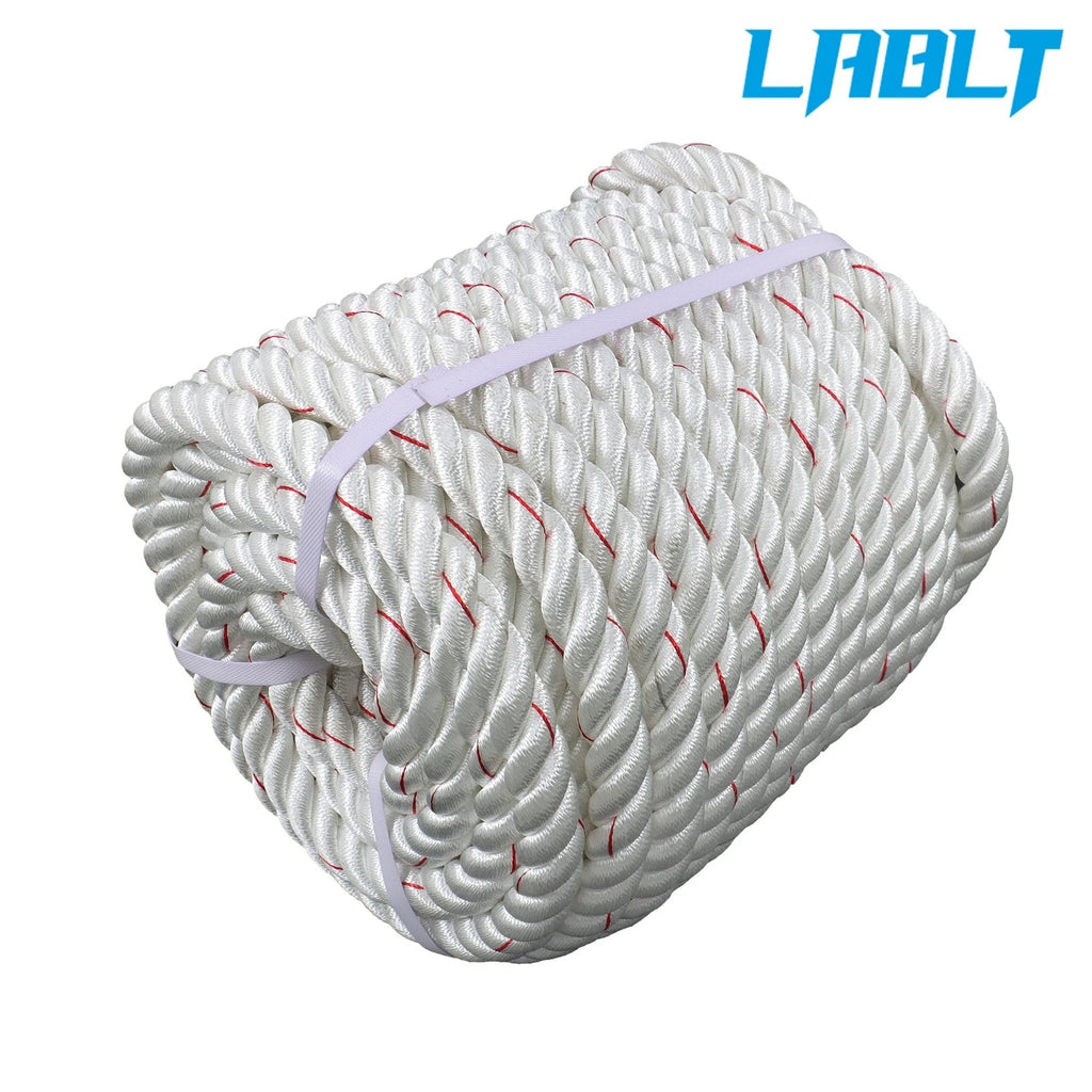 1-Inch Braided Polyester Rigging Rope for Arborist (120 Ft)