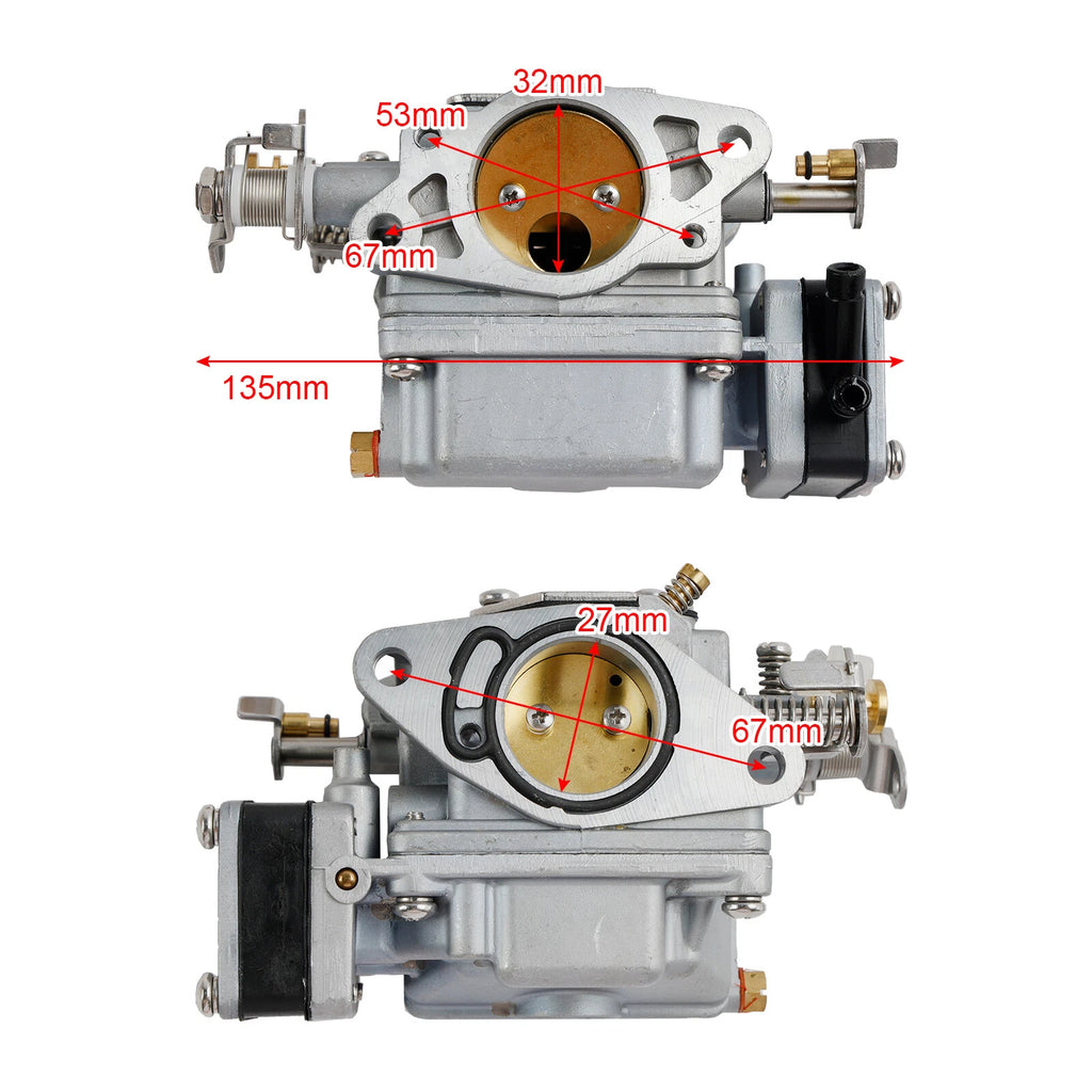 Carburetor for Tohatsu Nissan 9.9HP 15HP 18HP Outboard Engine (3G2-03100-2)