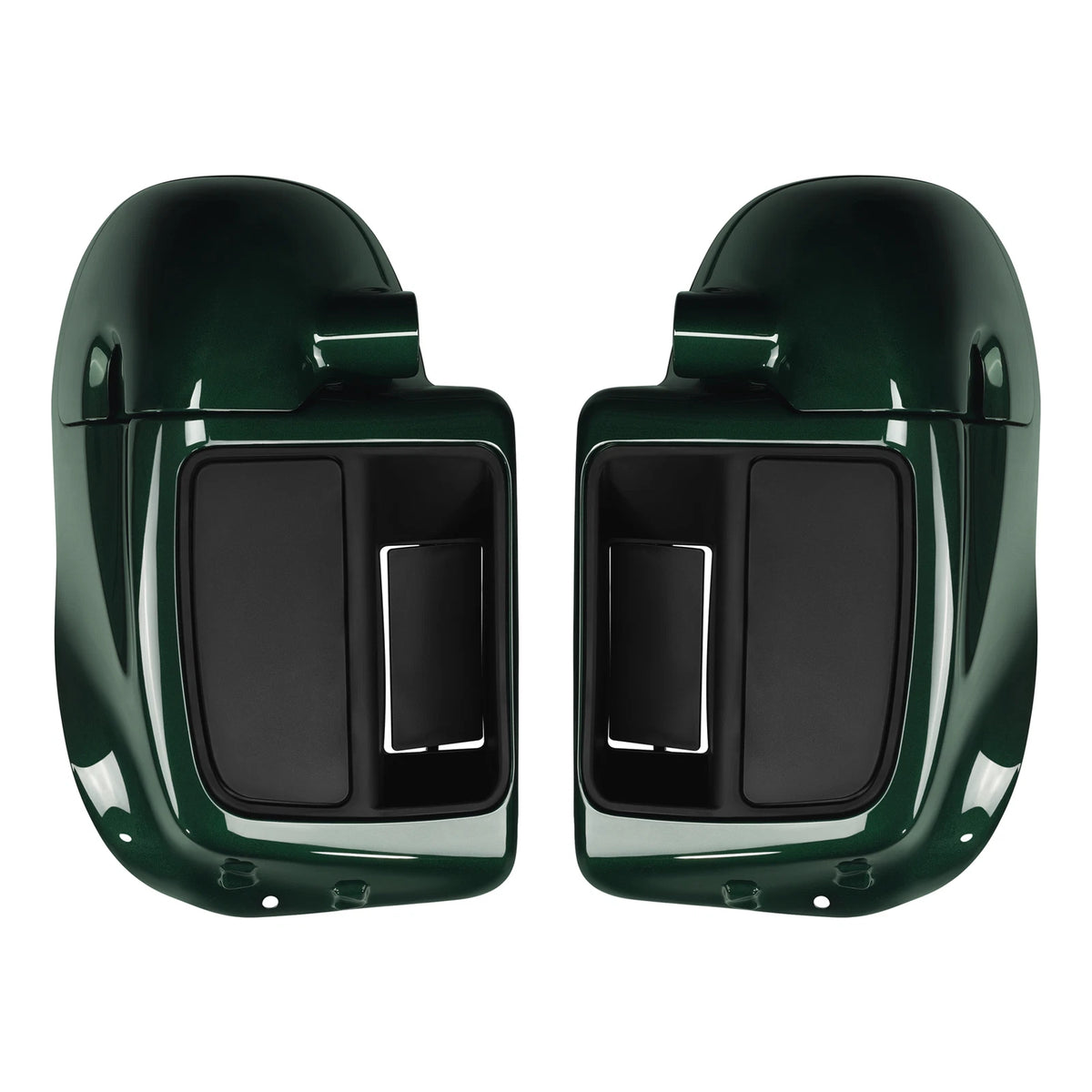 Lower Vented Fairings for Harley Electra Glide (2014–2025) Deep Jade Pearl