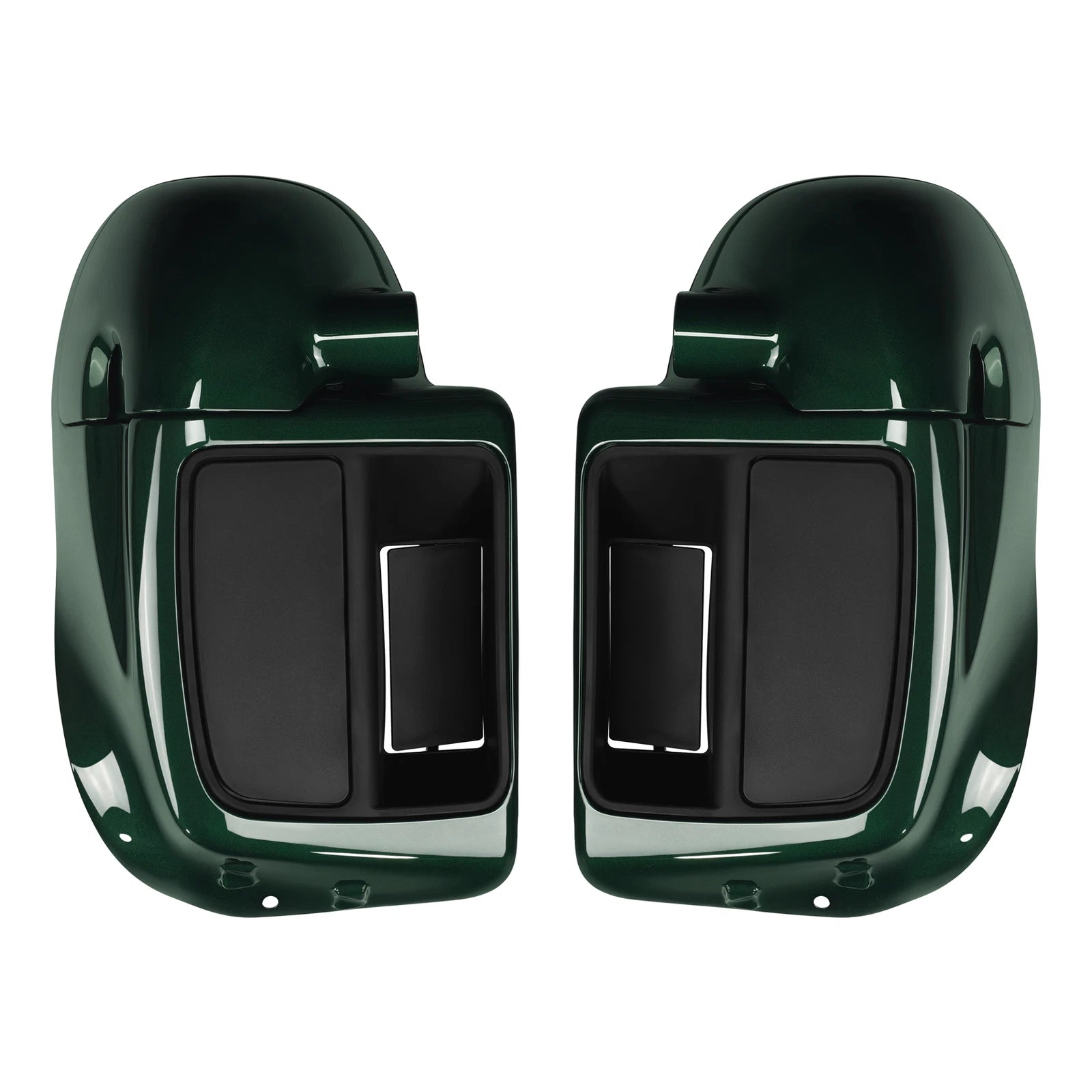 Lower Vented Fairings for Harley Electra Glide (2014–2025) Deep Jade Pearl