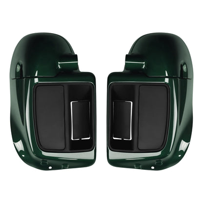 Lower Vented Fairings for Harley Electra Glide (2014–2025) Deep Jade Pearl