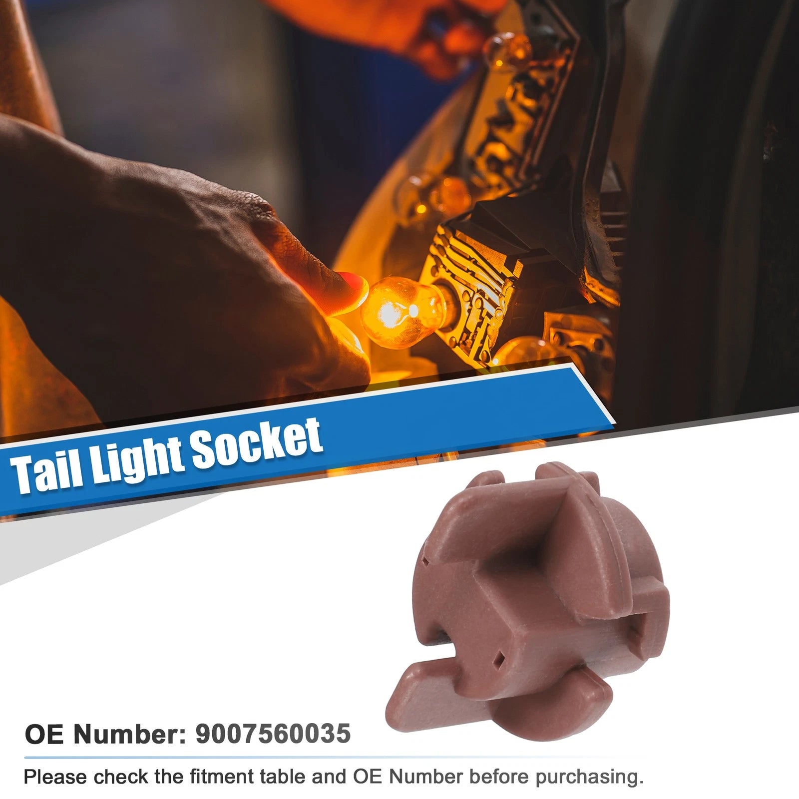 Car Tail Light Socket Replacement for Toyota 4Runner (2003–2009)