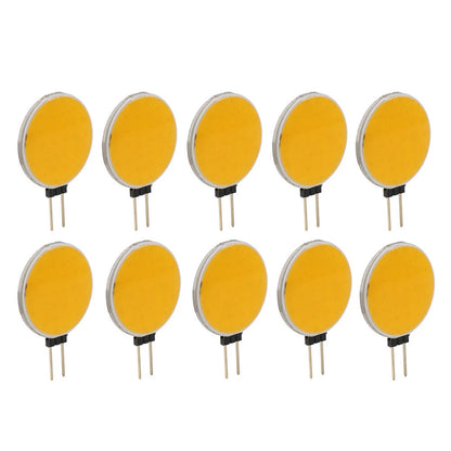 G4 COB LED Chip Bead Round Lamp Panel for 12V (180 Degrees, Warm White Light)