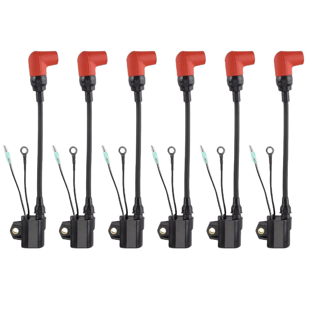 6X Ignition Coil for Yamaha 100/150/175/200/225HP (6R3-85570-01-00)
