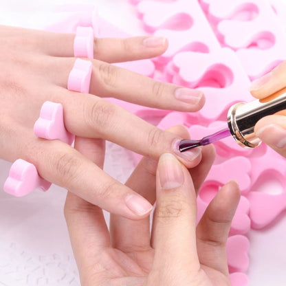 50pcs Soft Foam Toe Separators for Nail Art Manicure Pedicure