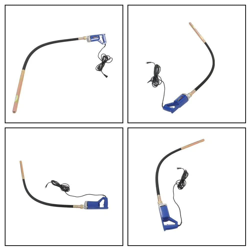 Hand Held Concrete Vibrator 1500W with 6.6ft Long Shaft