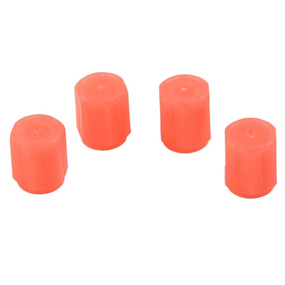 Luminous Tire Valve Caps for Cars - Fluorescent Red Ring