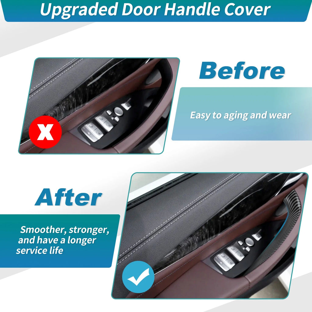 Door Pull Handle Cover Replacement for BMW X3 G01 X4 G02 (2019–2023)