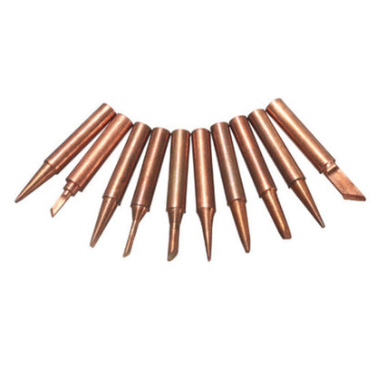 10X 900M-T Soldering Tips for Electric Iron (Compatible with )