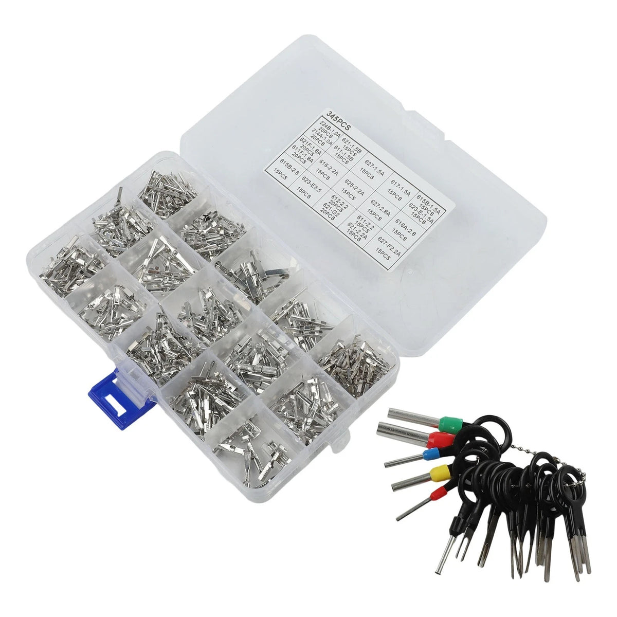 Complete 345 Terminal Pins Kit for Automotive Electrical (Universal)