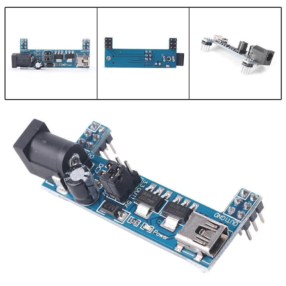 MB102 Breadboard Power Supply Module for Mini USB (3.3V/5V)