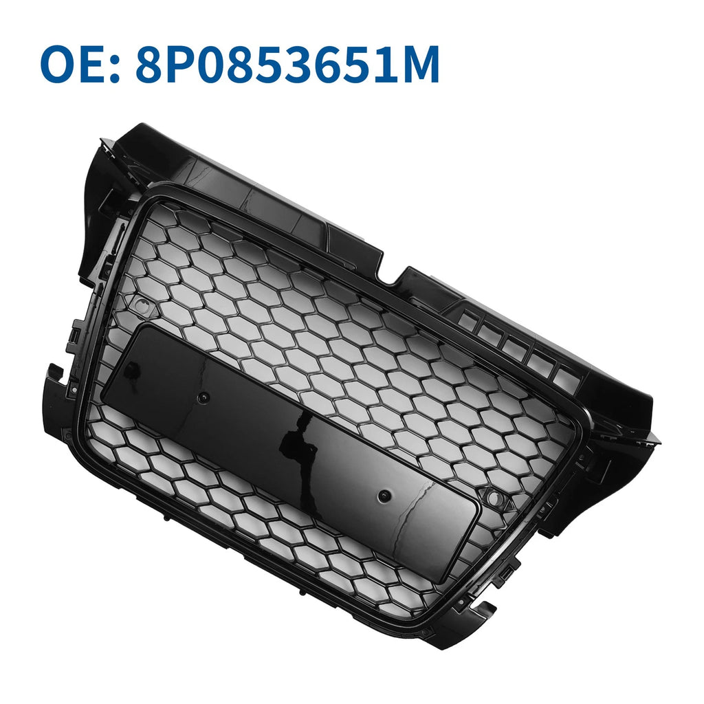 Front Upper Bumper Grille Grill Replacement for Audi A3 (2008–2012)