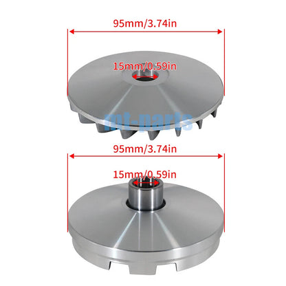 Clutch Variator Pulley Set for Kymco ATV KXR 90 Euro2 (2004–2006) / Sento 100 4T
