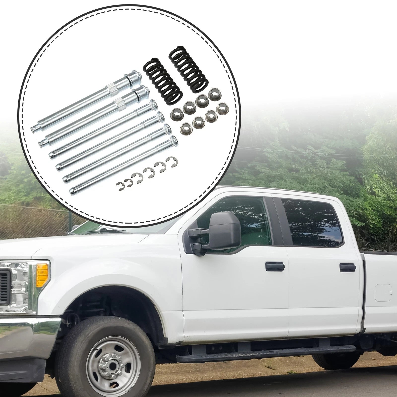 Door Hinge Bushing Kit with Spring for Chevrolet (One Set) (2007–2017)