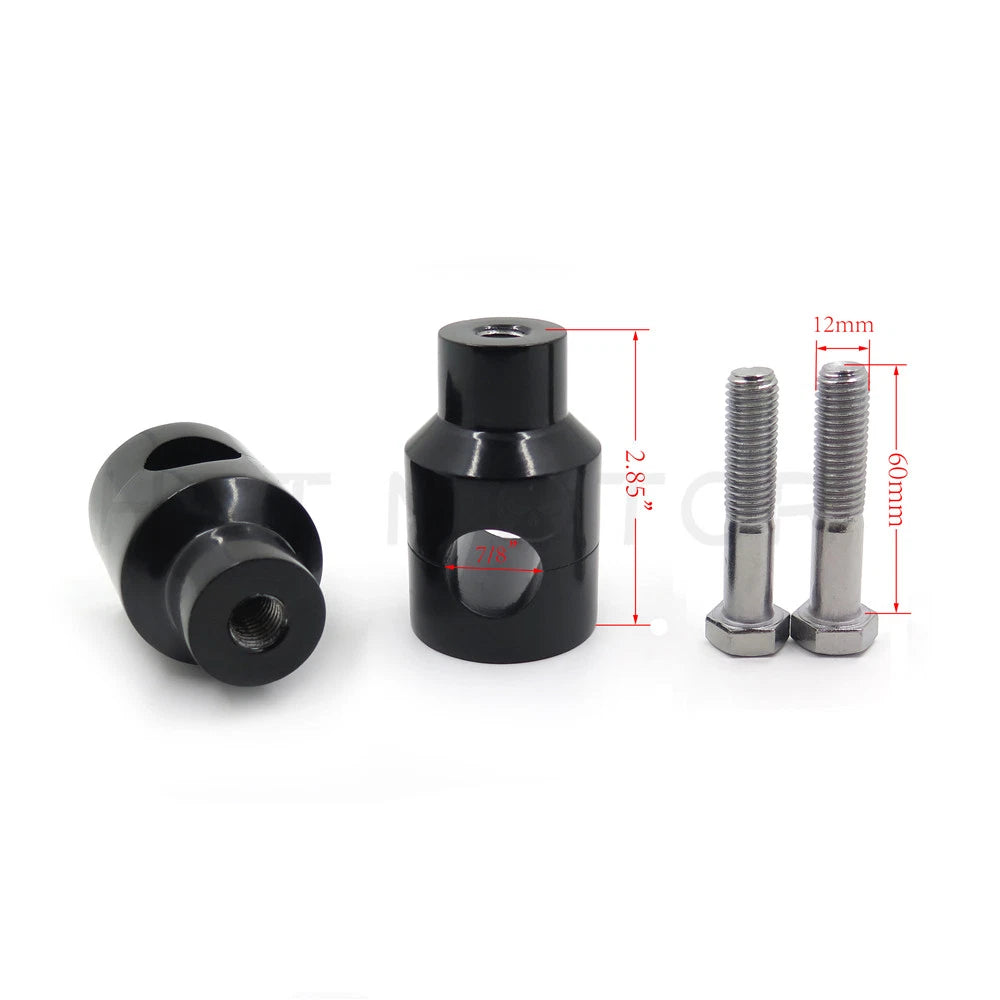 7/8" Handlebar Riser Mounting Clamp for Universal Motorcycles (All Years)