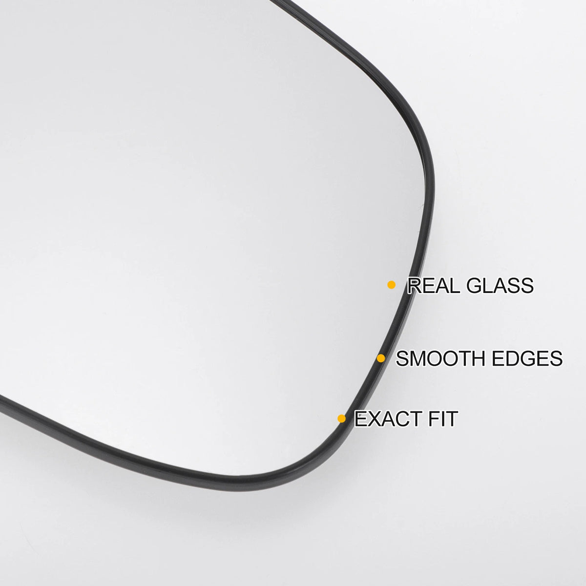Heated Right Side White Mirror Glass for KIA Ceed (2009–2012)