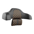 Rear Trunk Passenger Backrest for Indian Chieftain (2014–2023) Black Orange