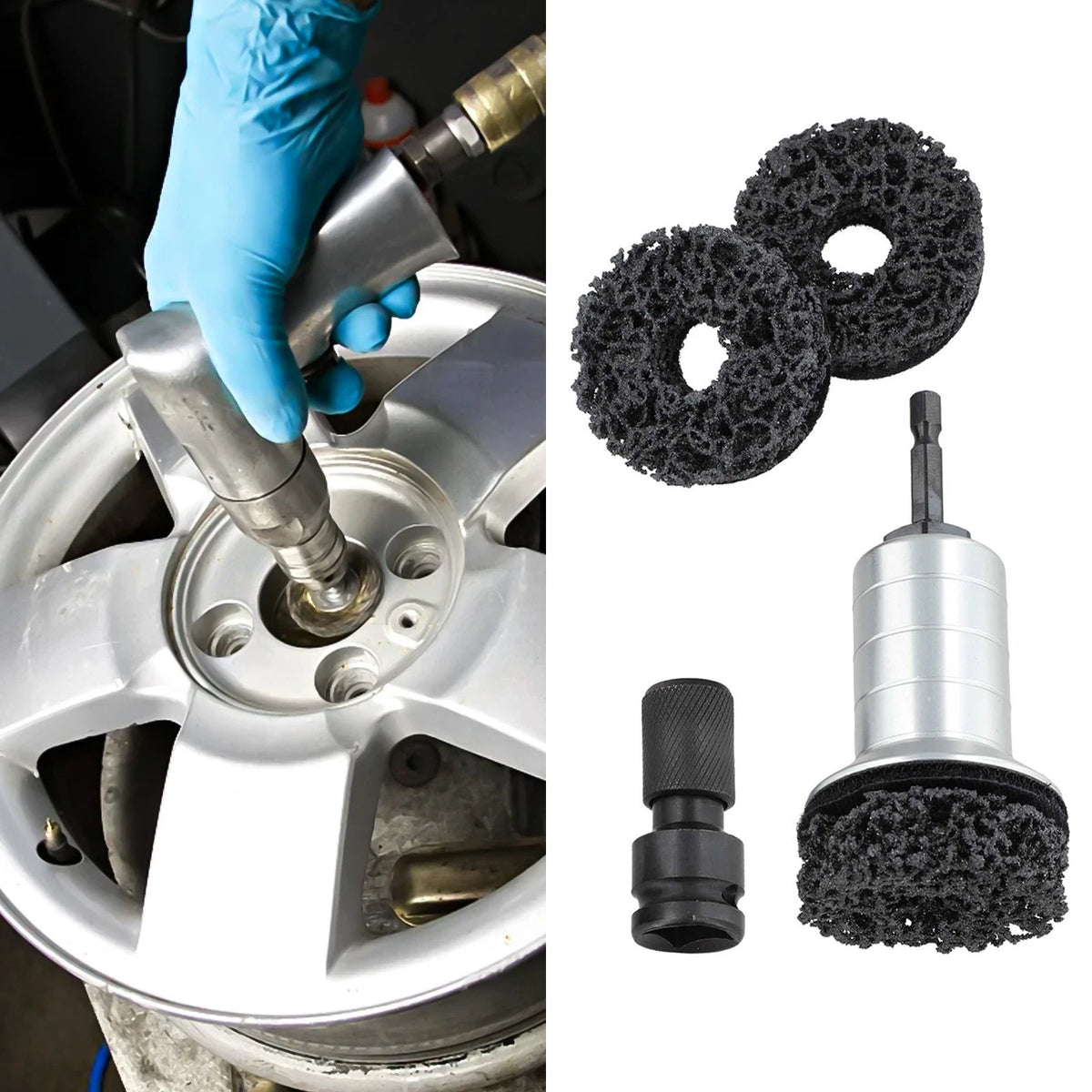 Brake Disc Rust Cleaner Kit for Effective Car Hub Shaft Maintenance