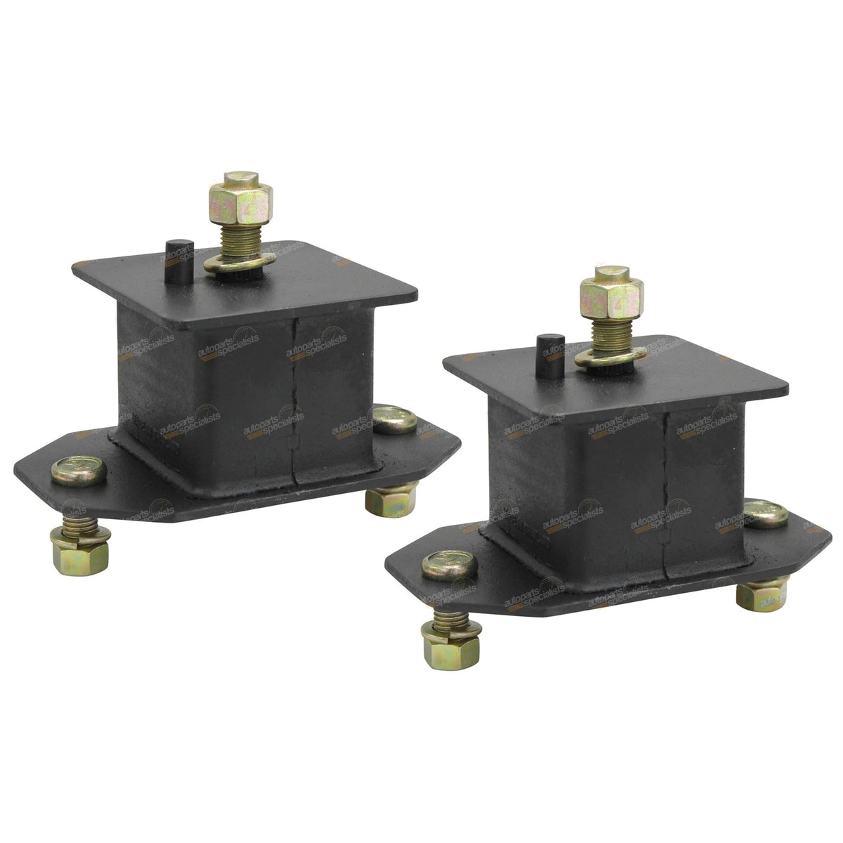 2 Rear Gearbox Engine Mounts for Coaster BB50R HZB50R 1HZ 15BFTE Diesel (1993–2006)