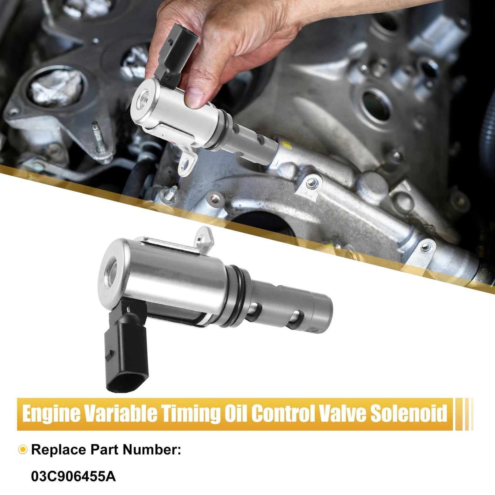 Engine Camshaft Variable Valve Timing Control Solenoid for VW CC (2012–2017)