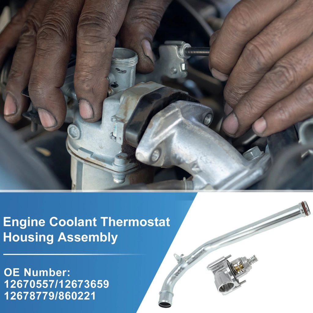 Engine Coolant Thermostat Housing Assembly for Buick Regal Sportback 2018-2020