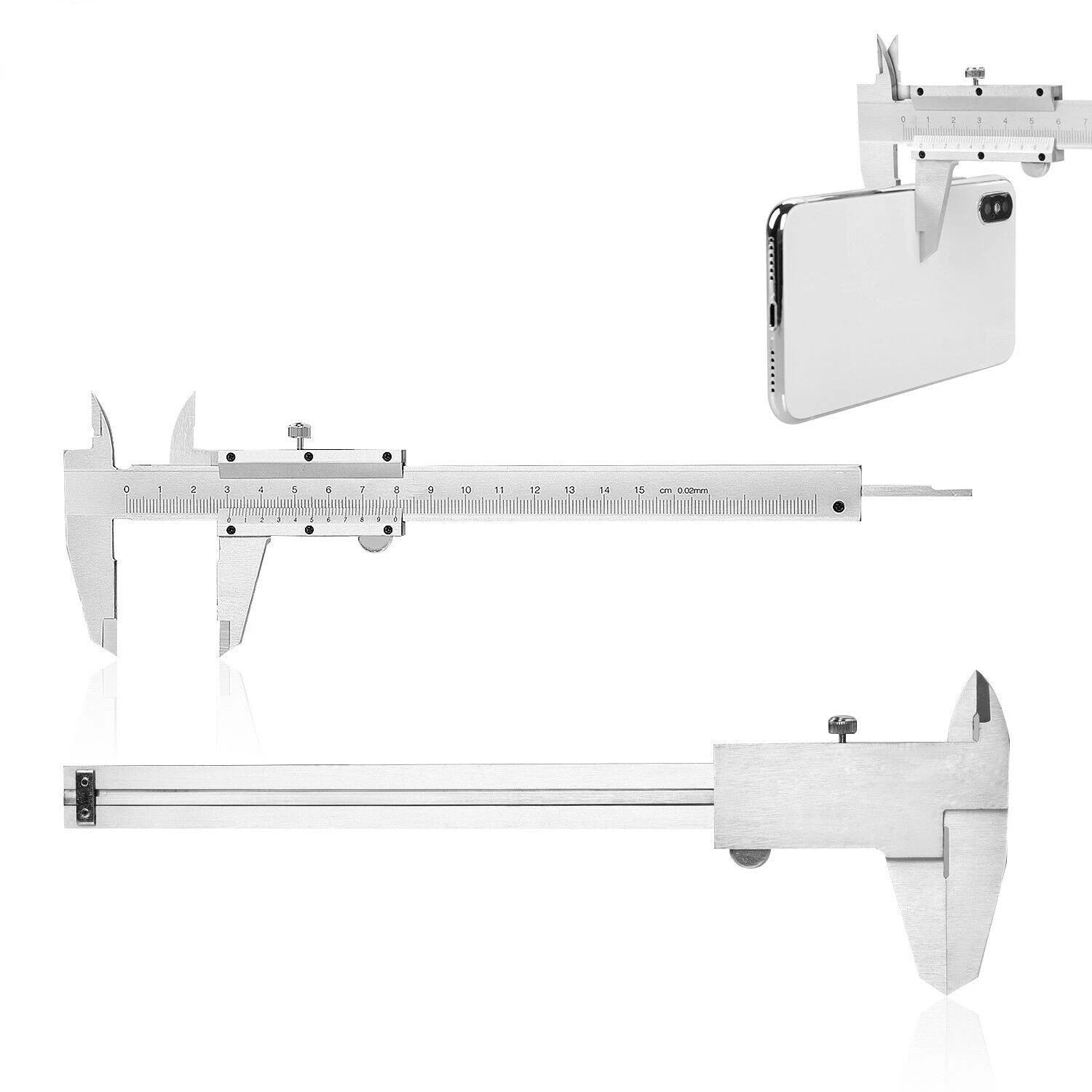 150mm Vernier Caliper for Machinist Tasks (0.02mm Accuracy)