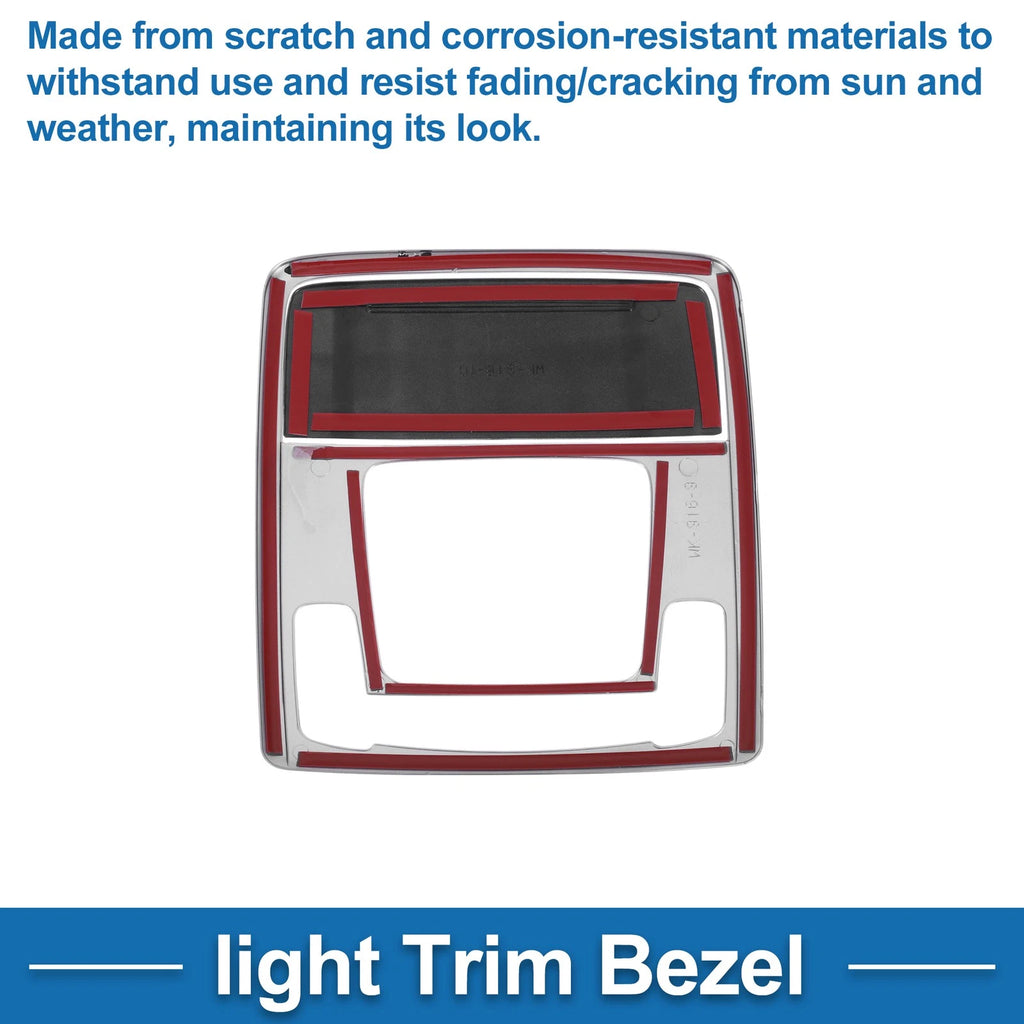 Front Row Light Trim Bezel for Honda ZR-V (2022) Silver Tone