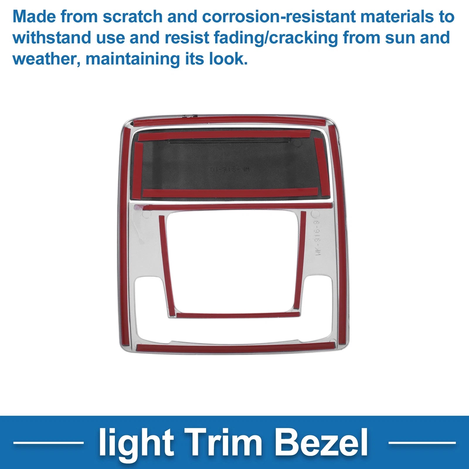 Front Row Light Trim Bezel for Honda ZR-V (2022) Silver Tone