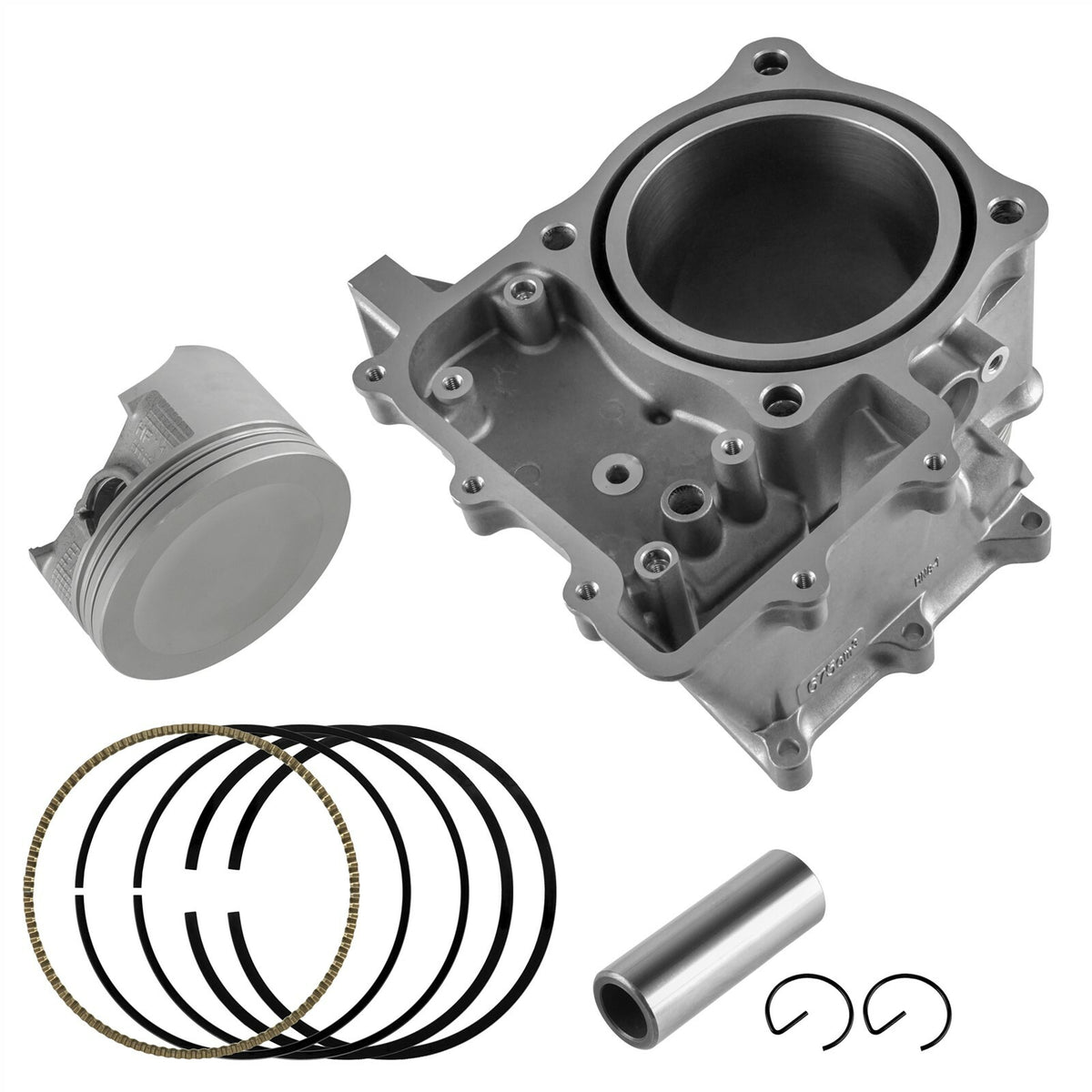 Cylinder Kit with Piston and Gaskets for Honda Rincon 680 TRX680FGA (2006–2009)
