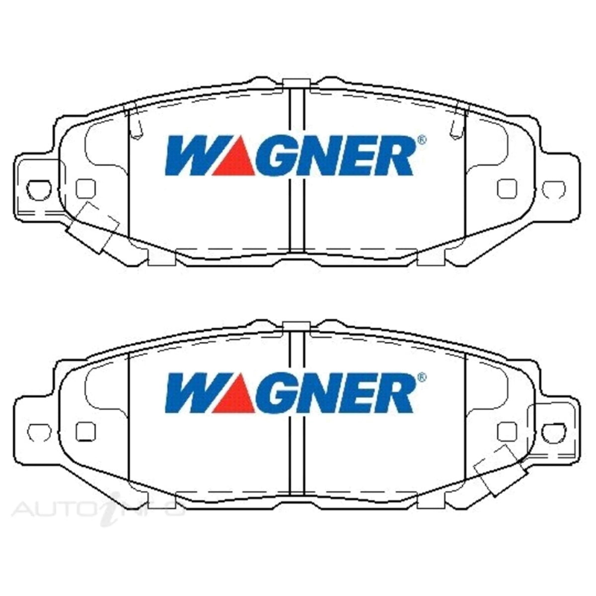Rear Disc Brake Pad Set for Lexus GS300 (1997–2004) JZS160 2JZ-GE