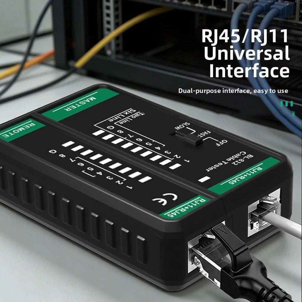 Cable Tester for Network Signal Tracing (Shielded/Unshielded, 8 Core)