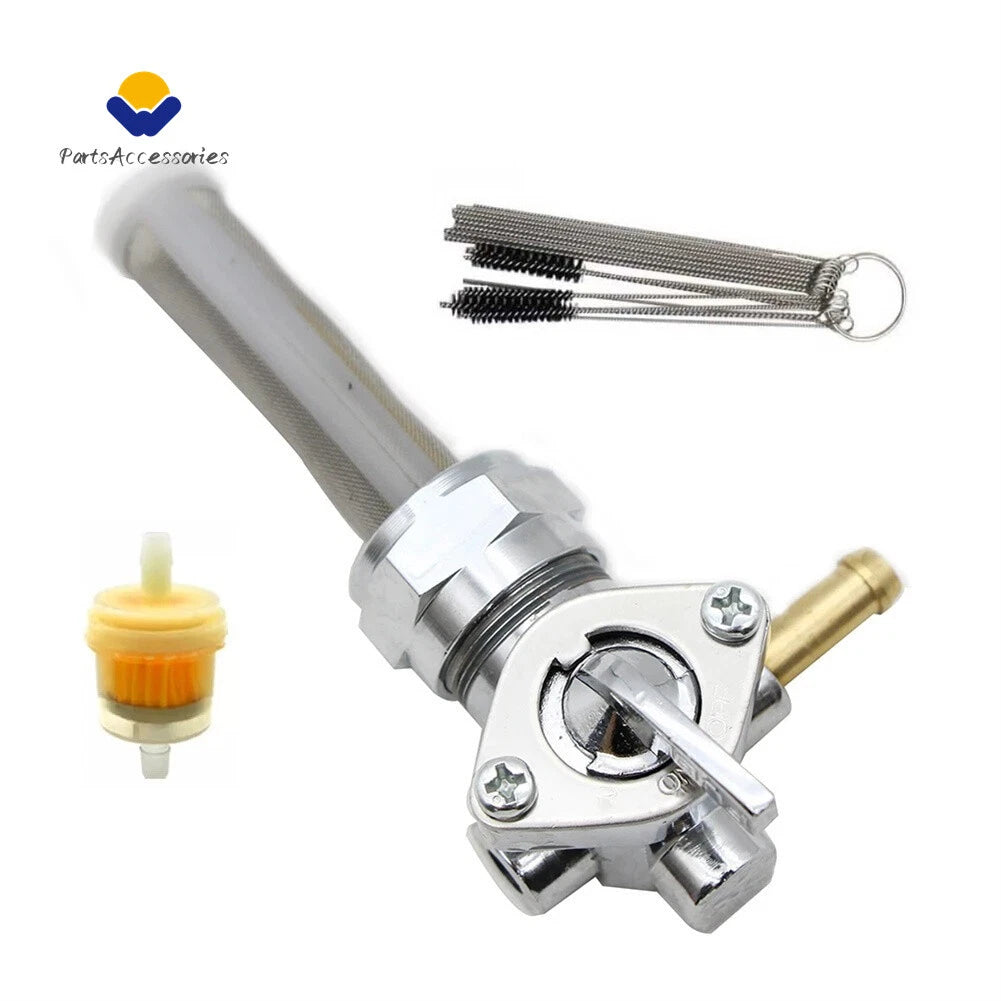Petcock Fuel Valve 22mm Right Spigot for Harley Davidson (Fits 62167-81, 62163-75)