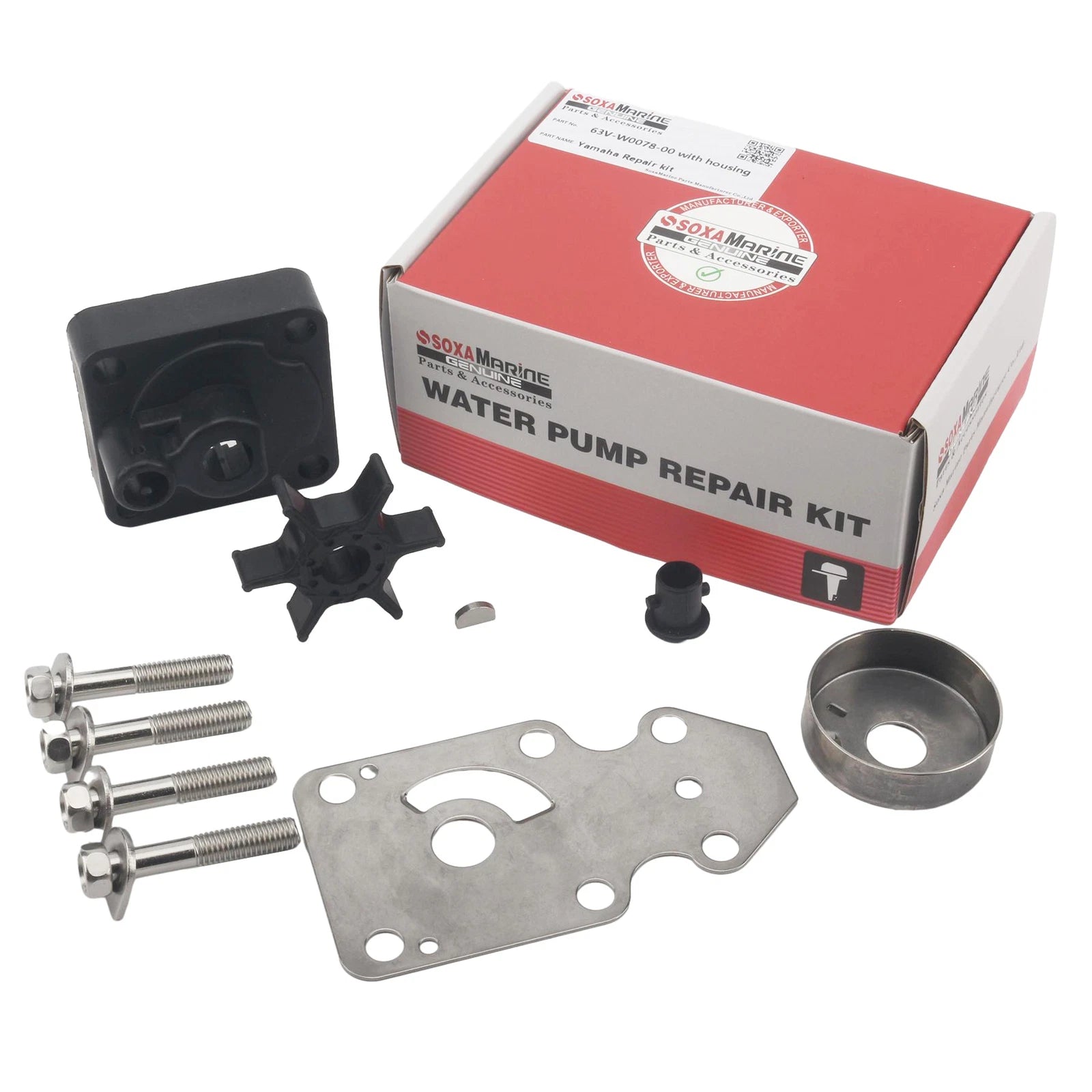 Outboard Water Pump Rebuild Kit for Yamaha 9.9 15 HP (F9.9 T9.9 F15)